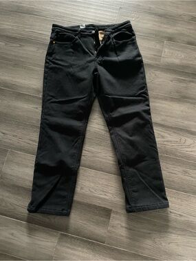 Men's Cat Straight Leg Black Pants - Classic Everyday Workwear Fit NWOT